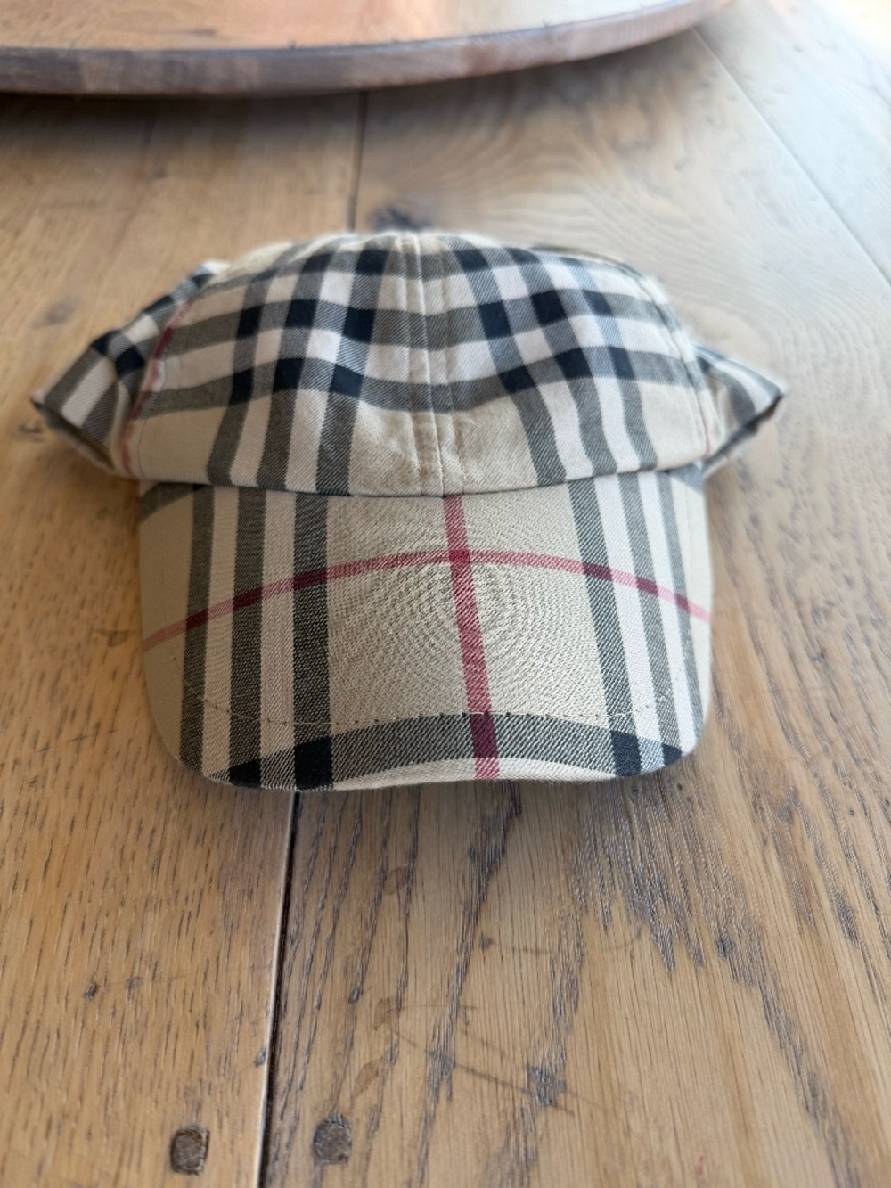 Authentic Burberry Women's Nova Check Baseball Cap - One Sz but fits small Y2K